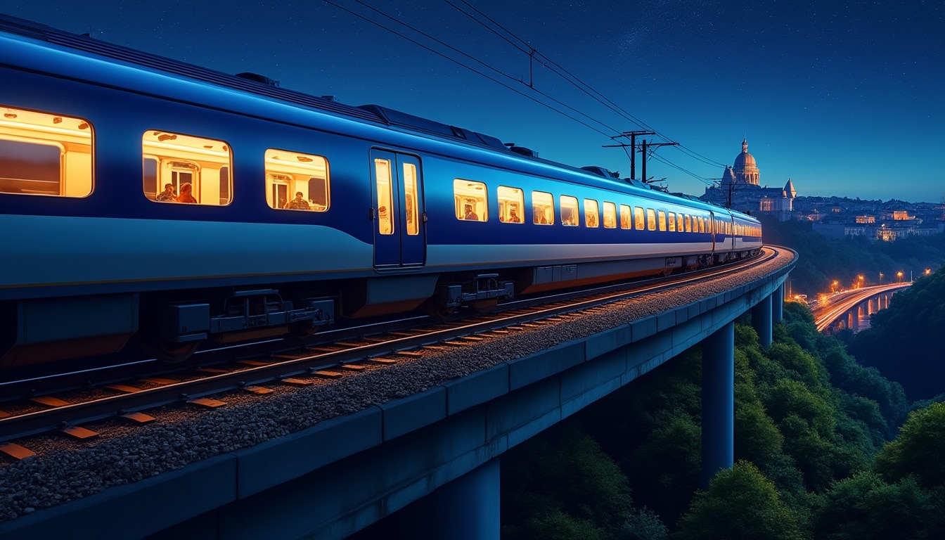 découvrez comment l'augmentation des liaisons ferroviaires nocturnes contribue à diminuer l'empreinte carbone des voyageurs à travers l'europe.