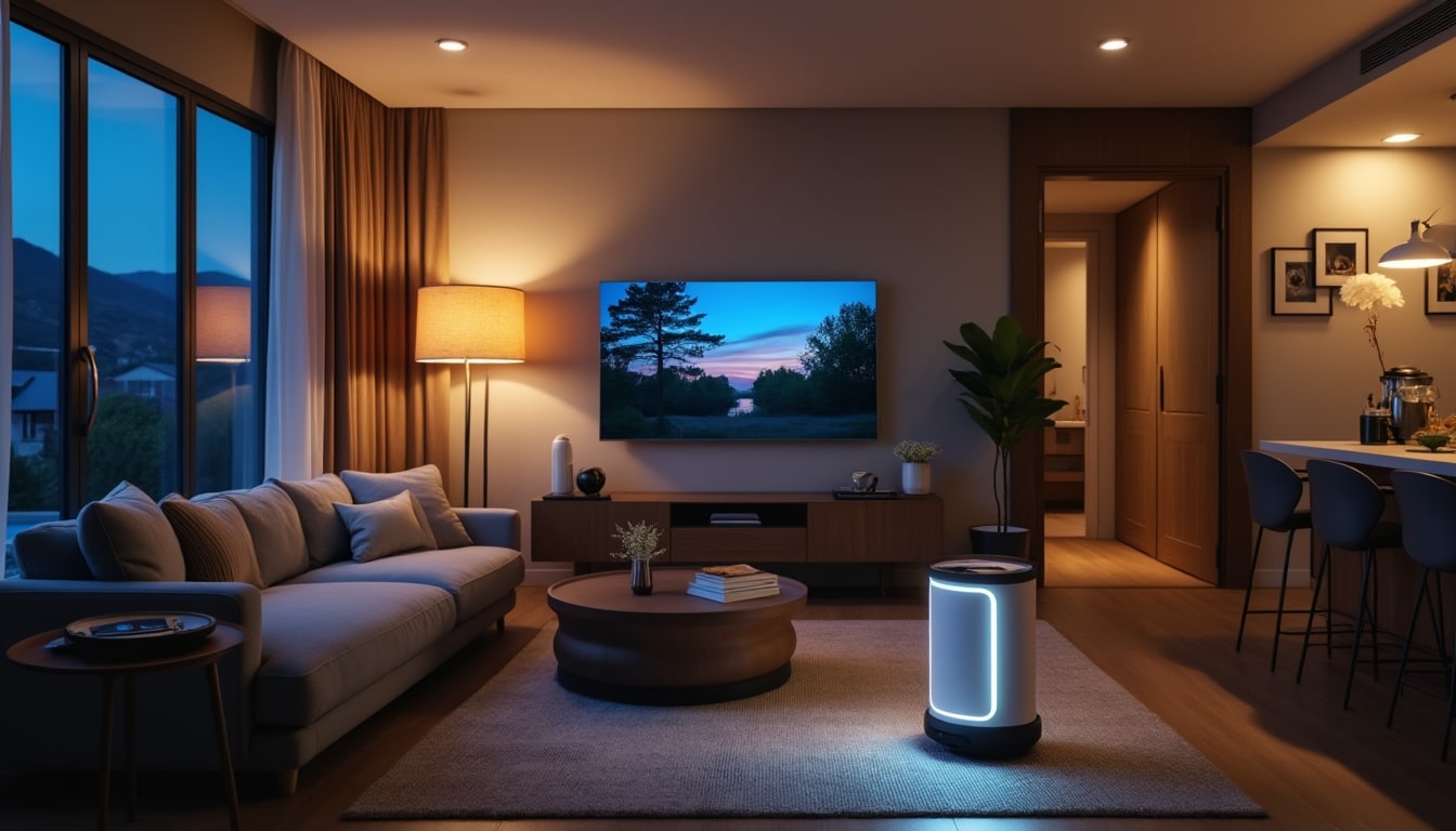 la domotisation de l'éclairage permet de simuler une présence humaine durant les vacances, renforçant la sécurité de votre domicile grâce à une gestion automatisée et intelligente des lumières.