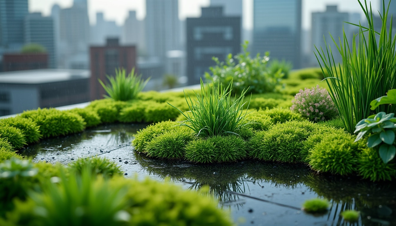 découvrez comment une toiture végétalisée permet de retenir efficacement les eaux pluviales en milieu urbain, améliorant la gestion des eaux et contribuant à un environnement plus durable.