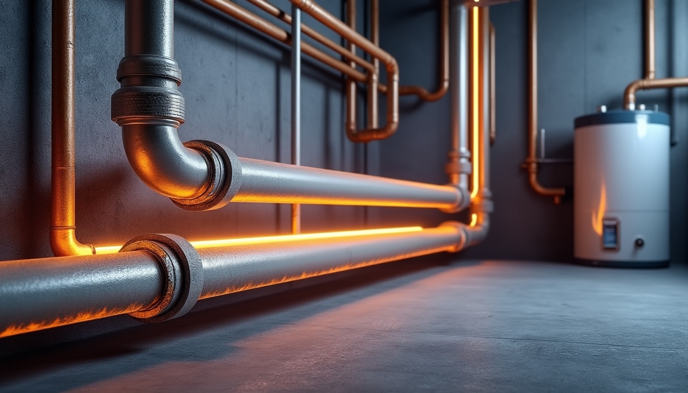 découvrez comment l'isolation des tuyaux d'eau chaude dans les sous-sols permet de réduire les pertes de chaleur, d'améliorer l'efficacité énergétique et de réaliser des économies sur votre facture de chauffage.