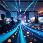 découvrez comment la bande passante de la fibre optique permet de profiter des jeux en cloud tout en gérant plusieurs flux simultanés.
