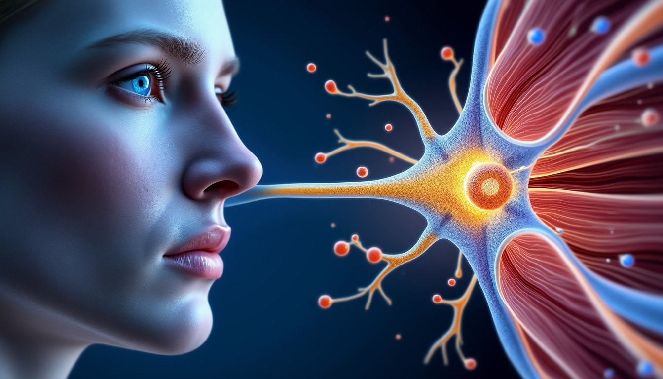 découvrez comment la toxine botulique bloque temporairement la transmission neuromusculaire des muscles responsables des expressions faciales.