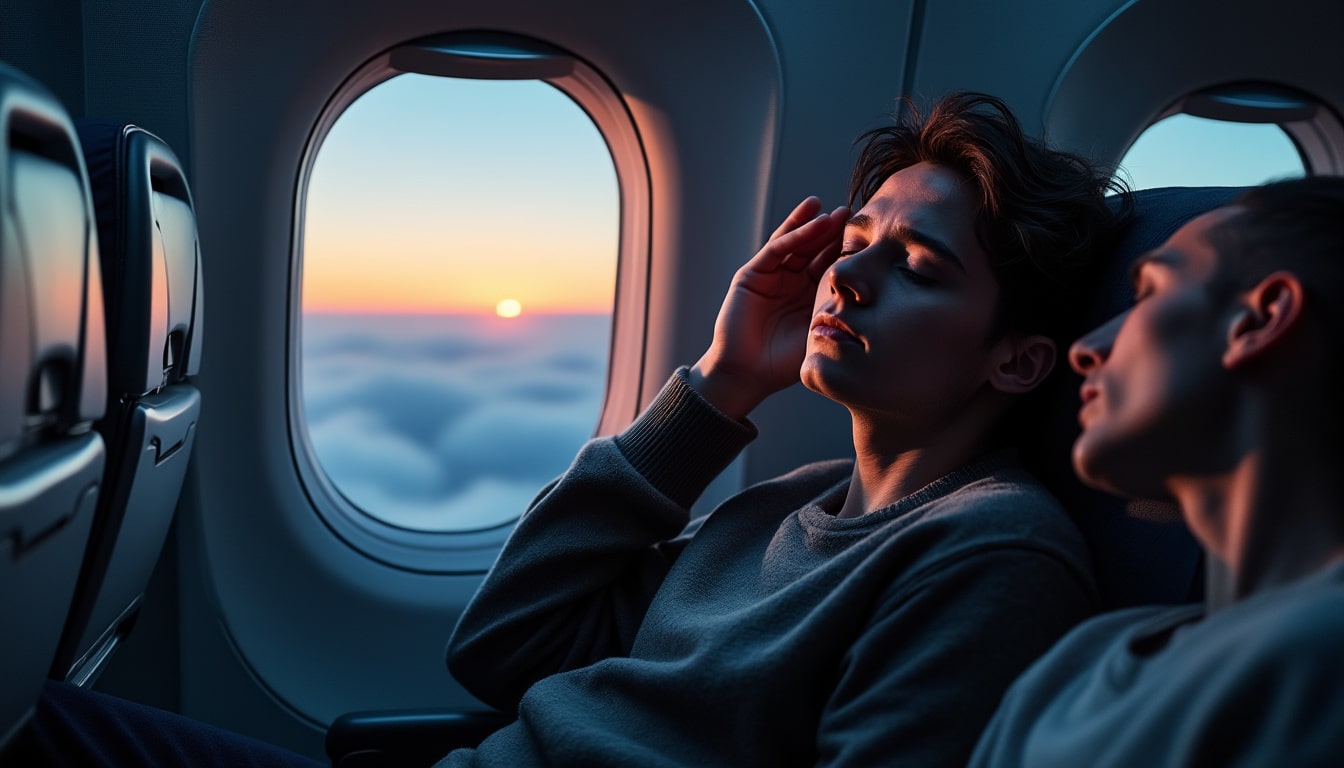 découvrez comment le décalage horaire perturbe l’horloge biologique des passagers long-courriers et affecte leur sommeil et leur rythme quotidien.