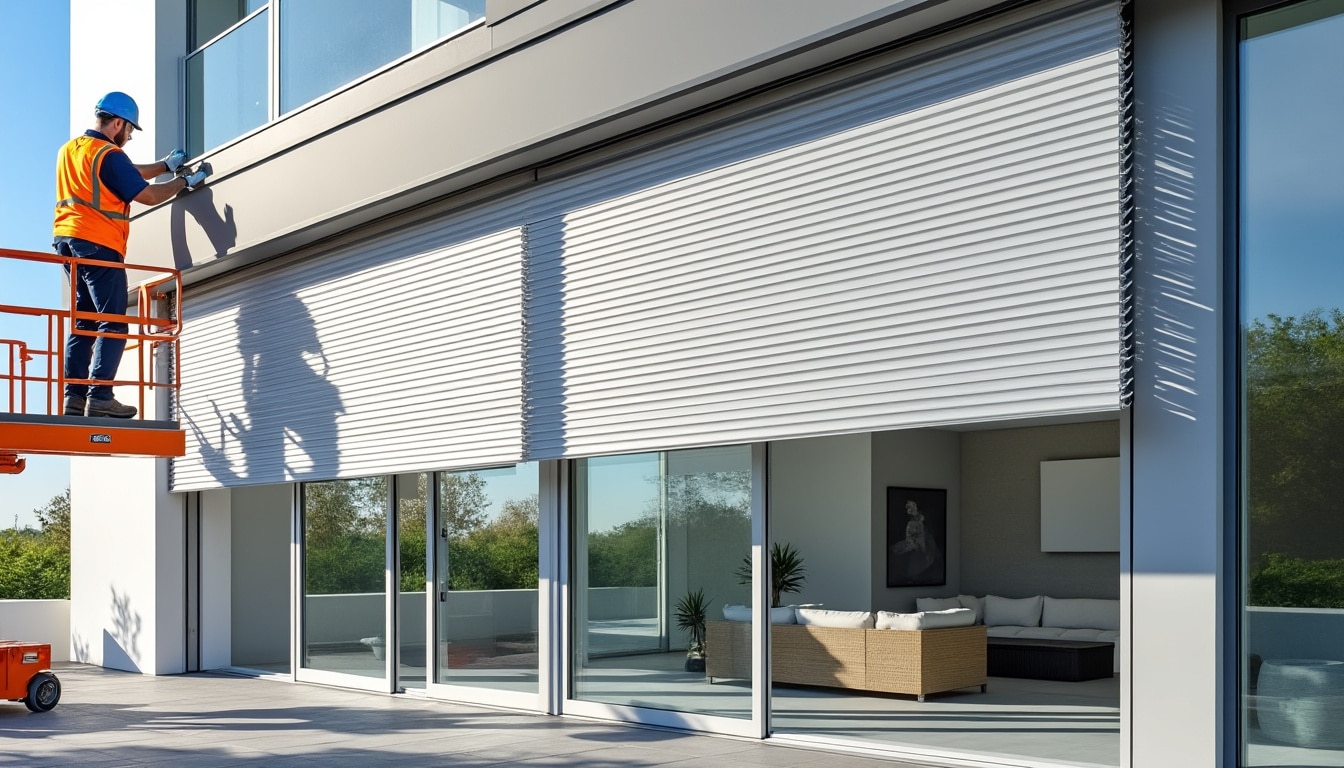 découvrez comment l’installation d’un brise-soleil orientable régule la lumière et améliore le confort des pièces dotées de grandes baies vitrées.